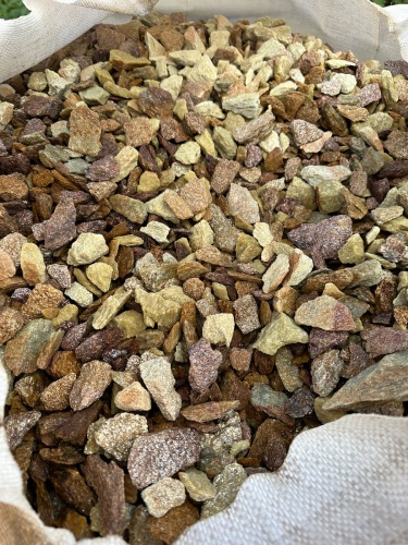 Златолит персиковый декоративная каменная крошка купить в Чайковском