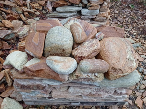 Златолит жёлтый, жёлто-зелёный глыбки и валуны для ланшафтного дизайна купить в Чайковском