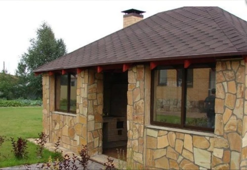 Плитняк златолит жёлтый золотистый для фасада 1,5-3см купить в Чайковском