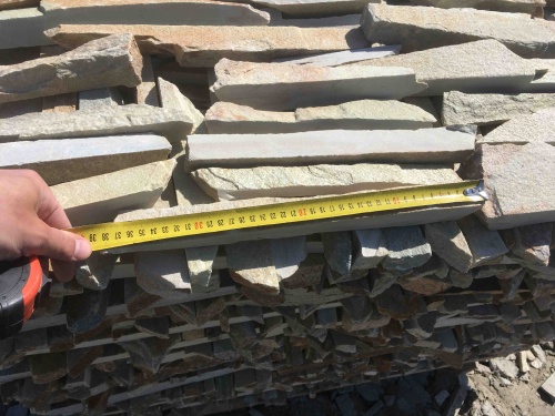 Горбушка златолит золотистый для облицовки купить в Чайковском