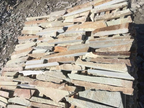 Горбушка златолит золотистый для облицовки купить в Чайковском