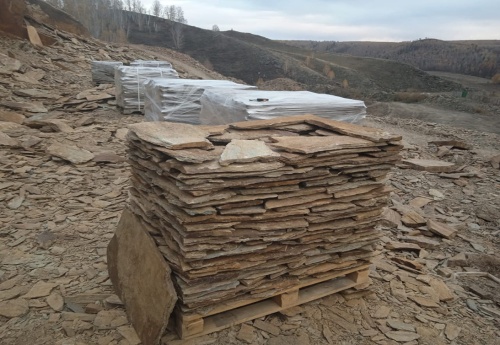 Плитняк кора дерева для цоколя, отмостки купить в Чайковском